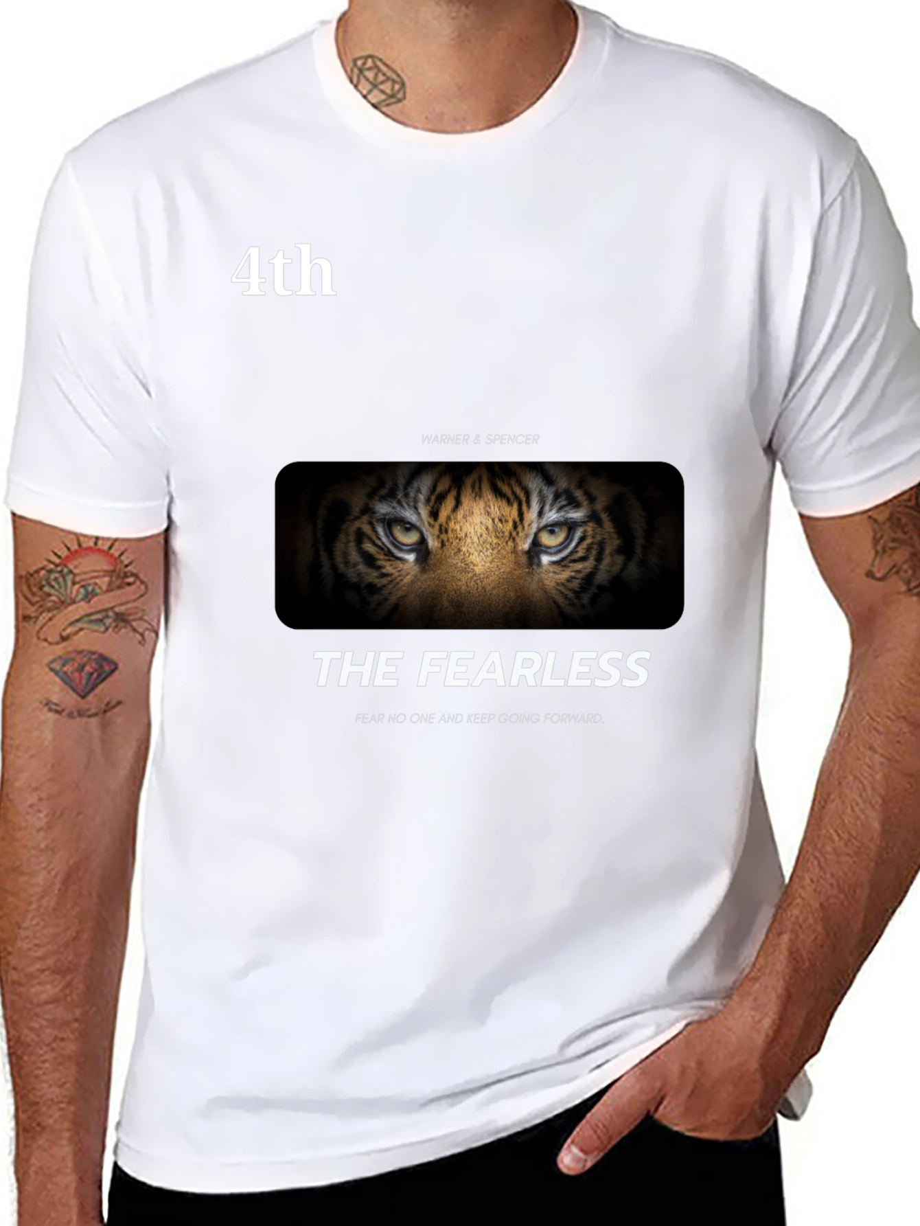 The Fearless Tiger Graphic T-Shirt
