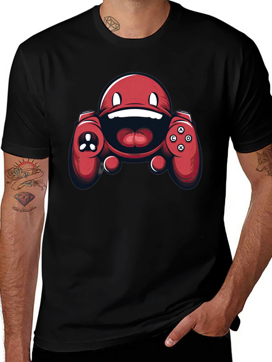 Gamer Monster Graphic T-Shirt - Cool Novelty Tee