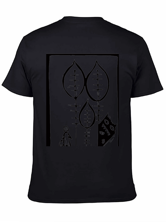 Graphic Black T-Shirt - Little Red Riding Hood
