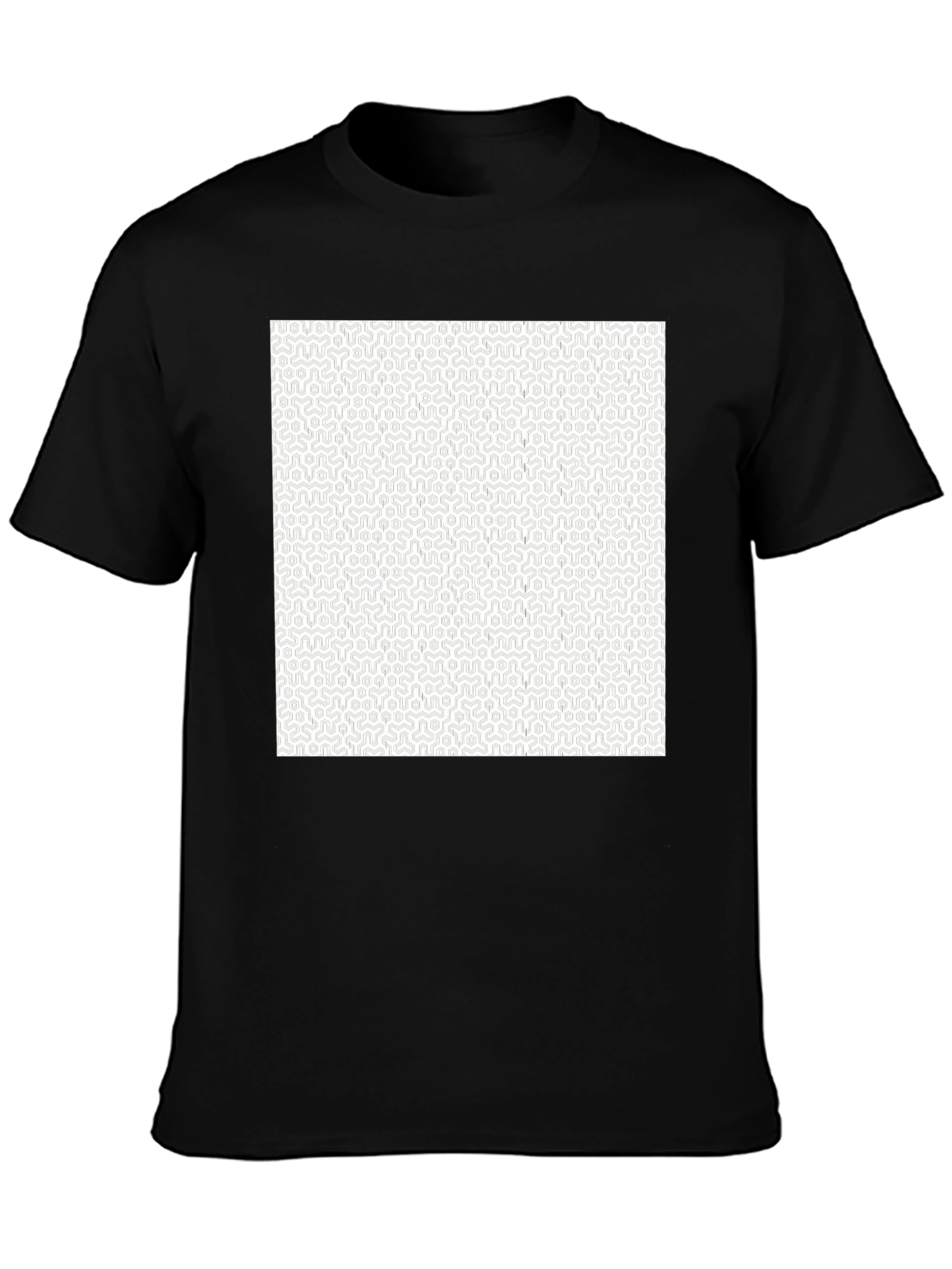 Geometric Pattern Tee - Modern Style