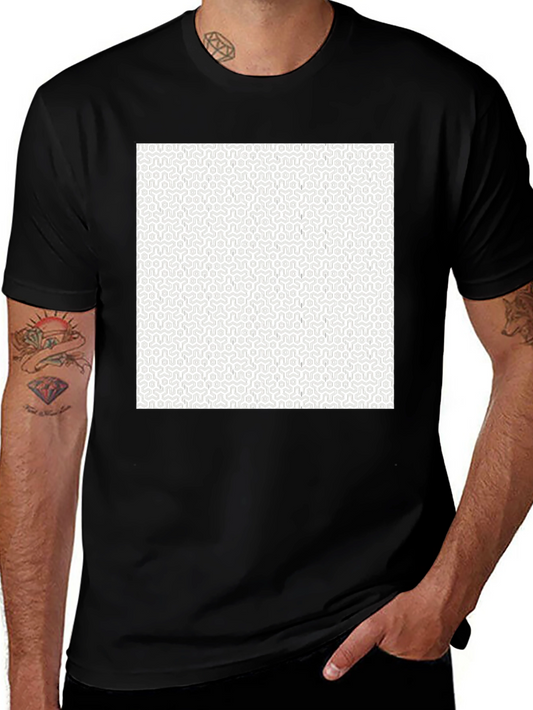 Geometric Pattern Tee - Modern Style