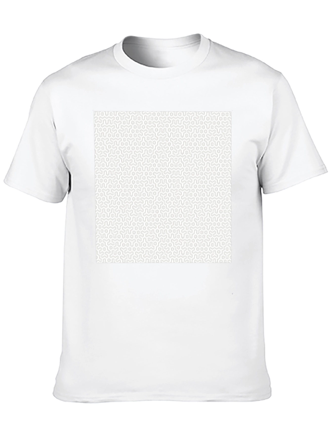 Geometric Pattern Tee - Modern Style