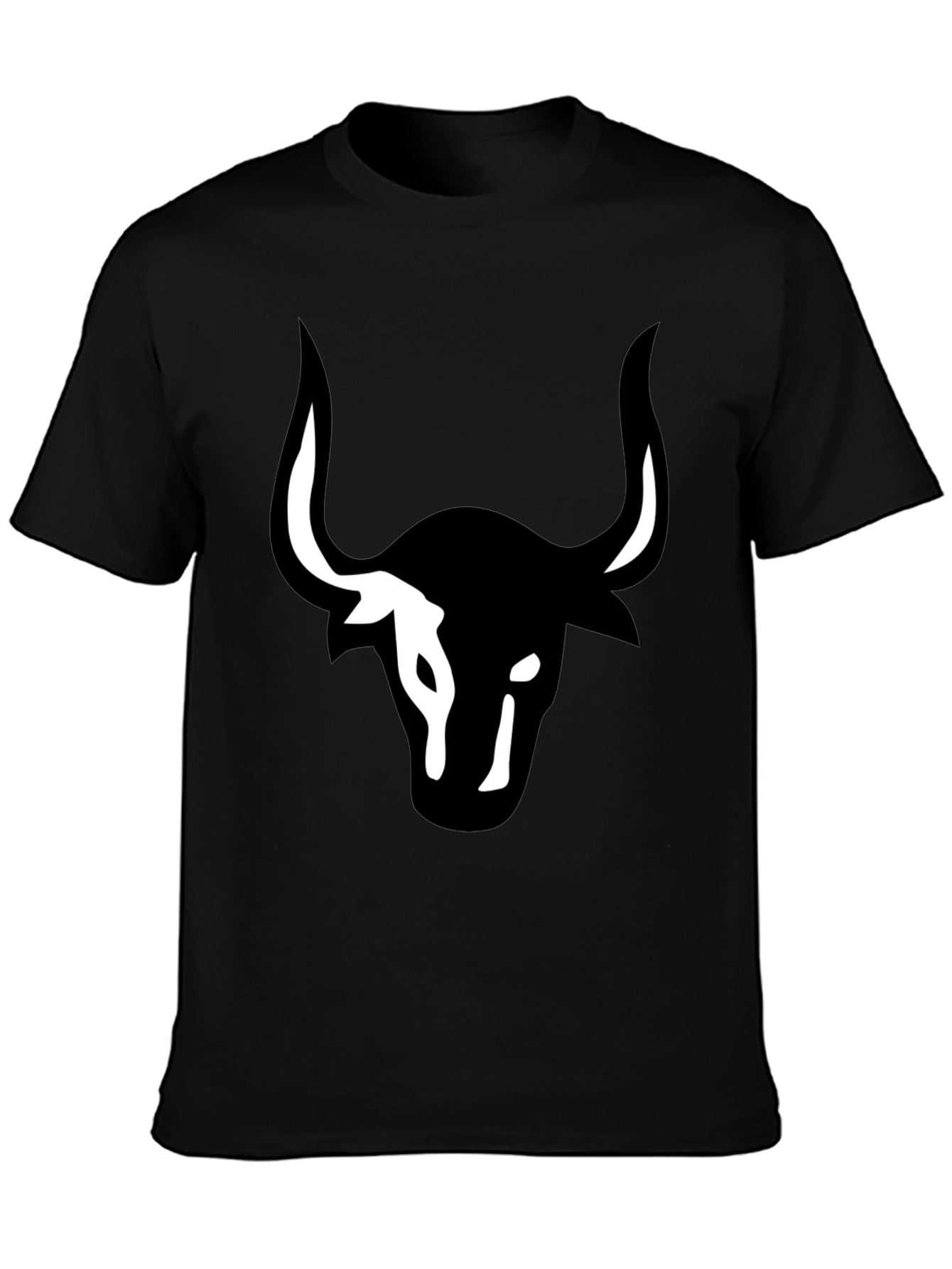 Bull Graphic Black T-Shirt - Stylish Casual Wear
