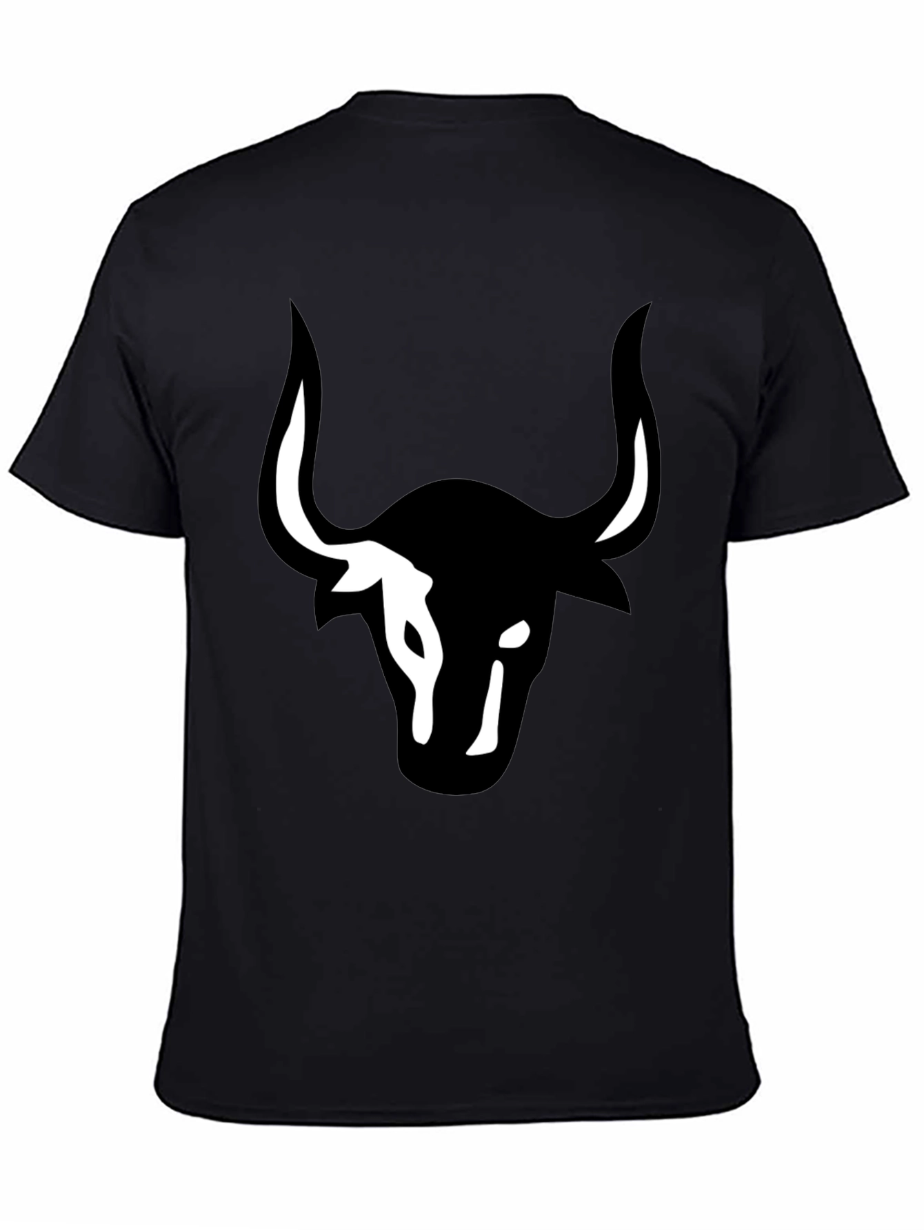 Bull Graphic Black T-Shirt - Stylish Casual Wear
