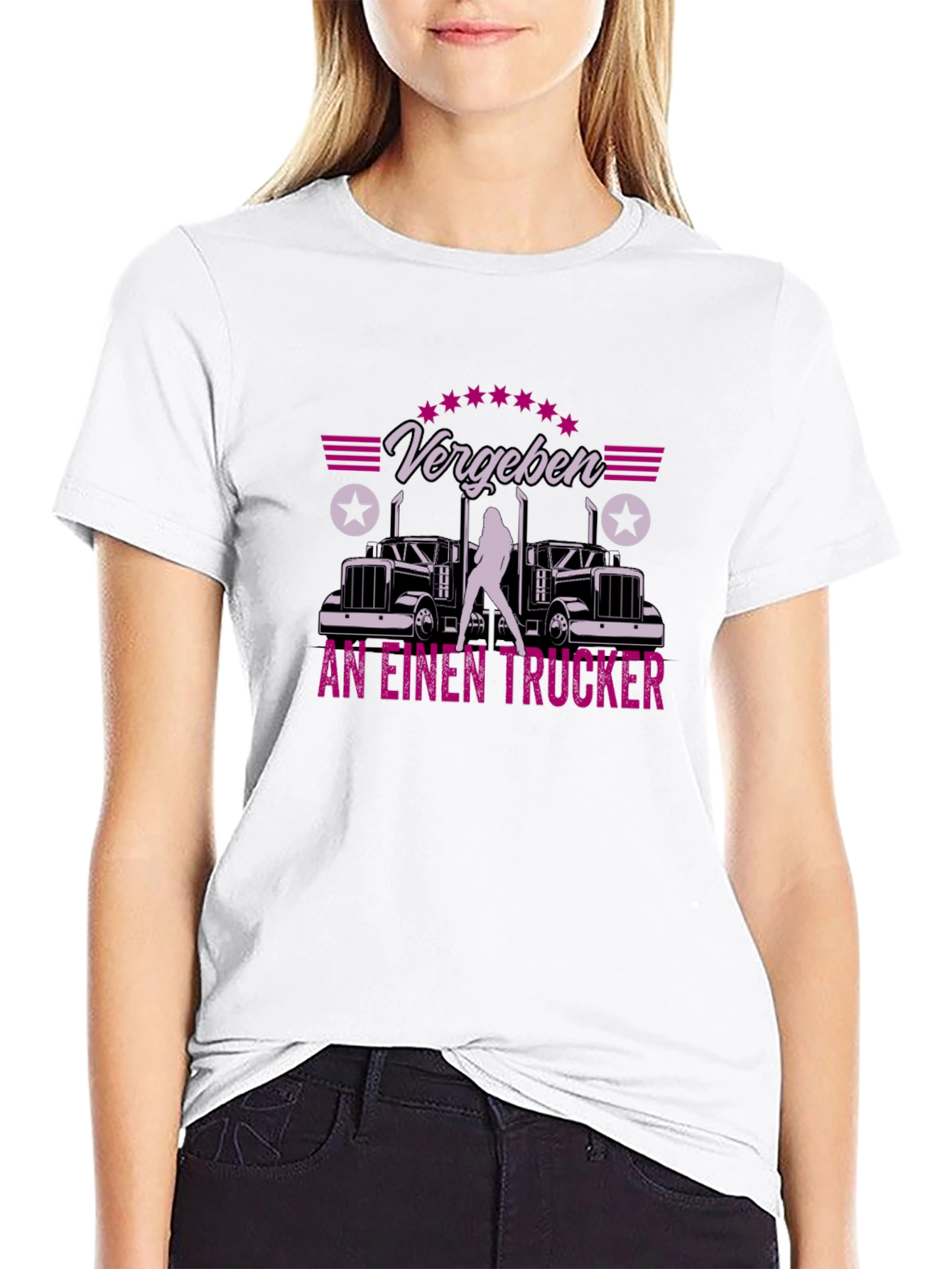 Trucker Tee - Vergeben an einen Trucker Graphic T-Shirt