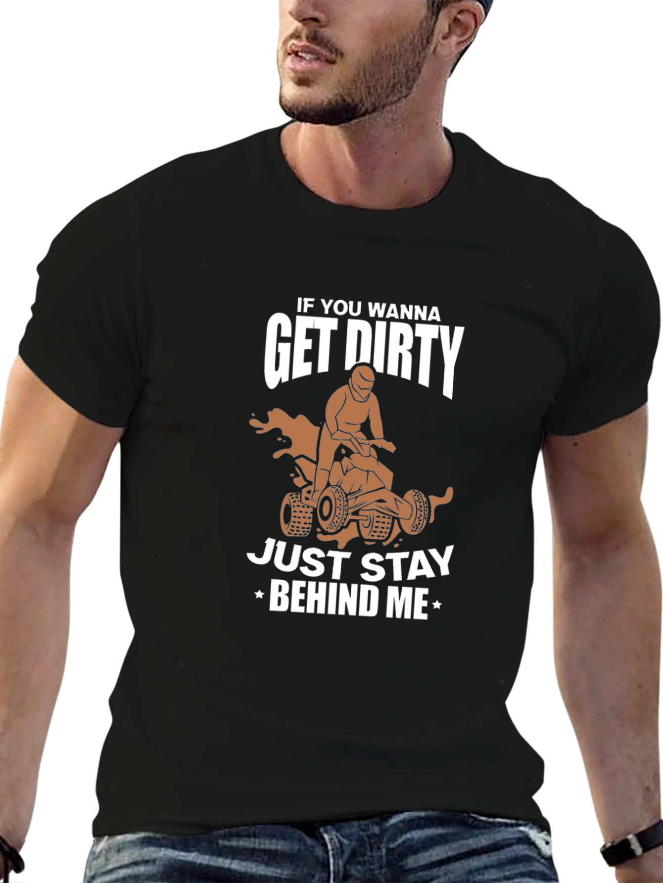 Get Dirty ATV Rider Graphic Tee