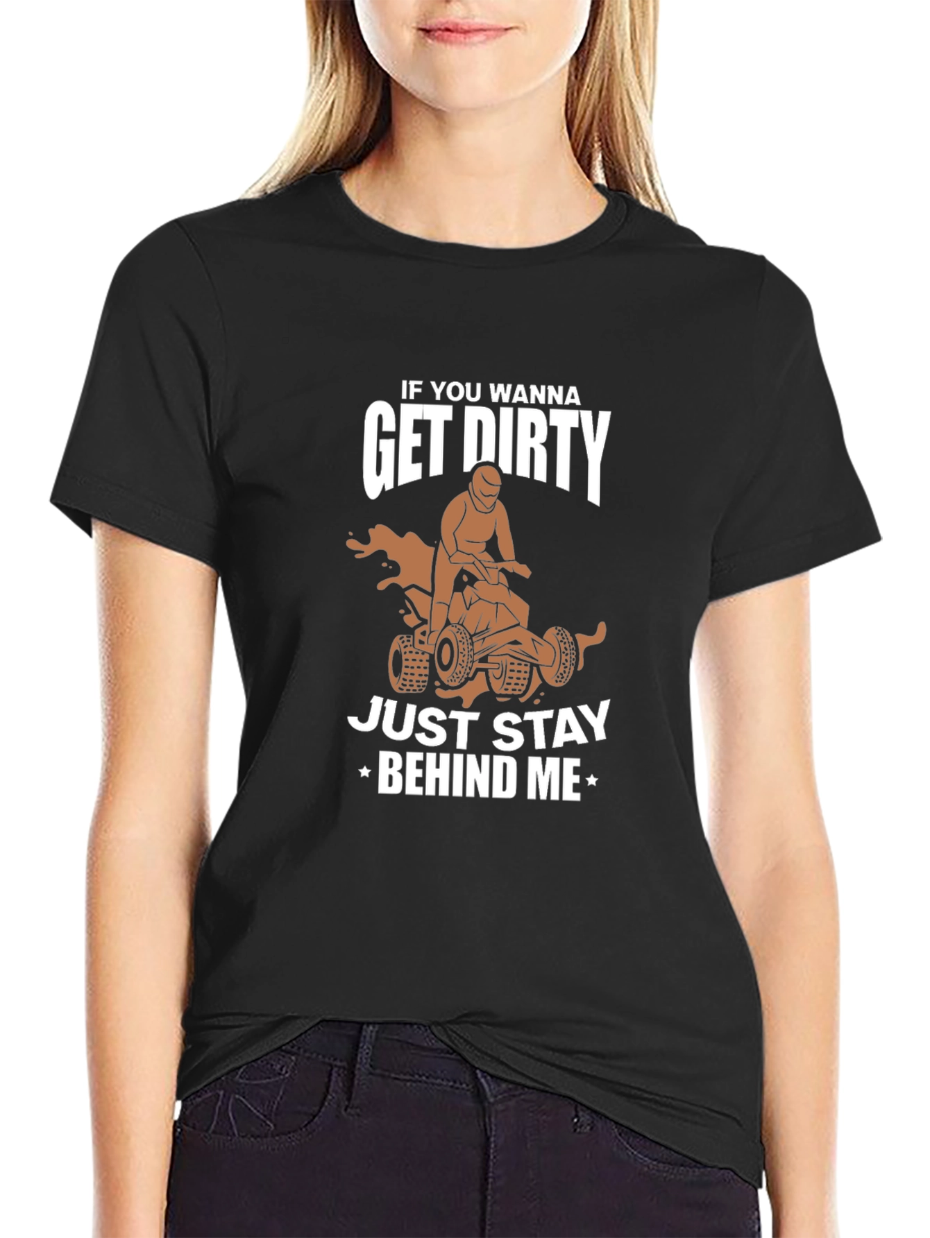 Get Dirty ATV Rider Graphic Tee