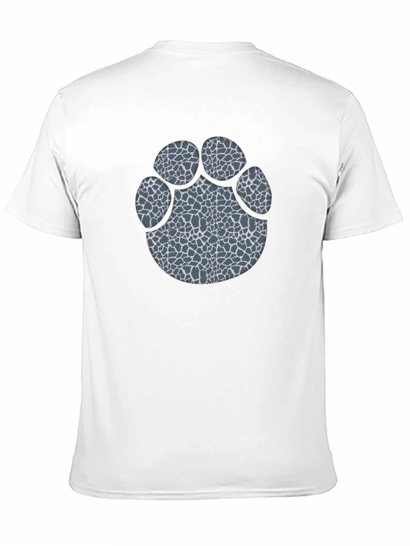Cool Giraffe Print Paw T-Shirt