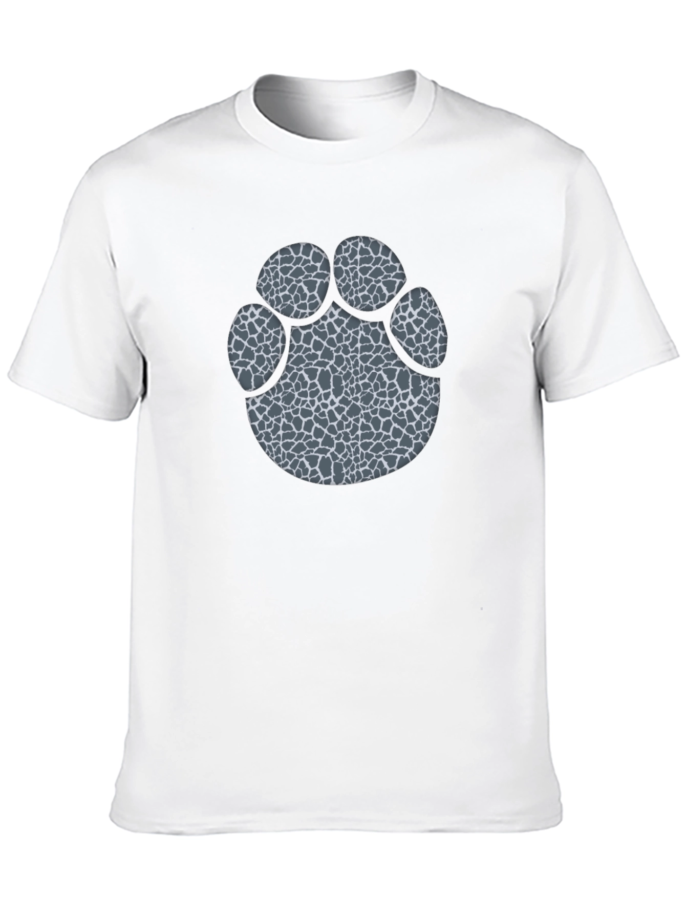 Cool Giraffe Print Paw T-Shirt
