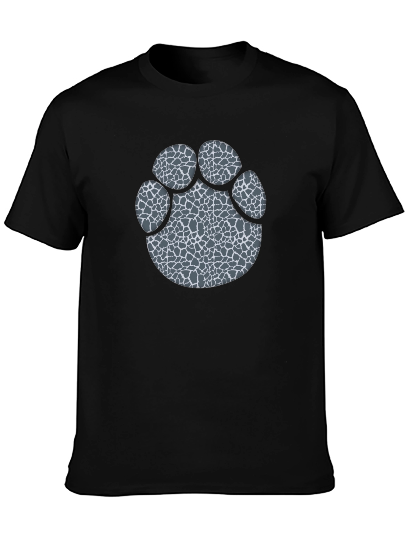 Cool Giraffe Print Paw T-Shirt