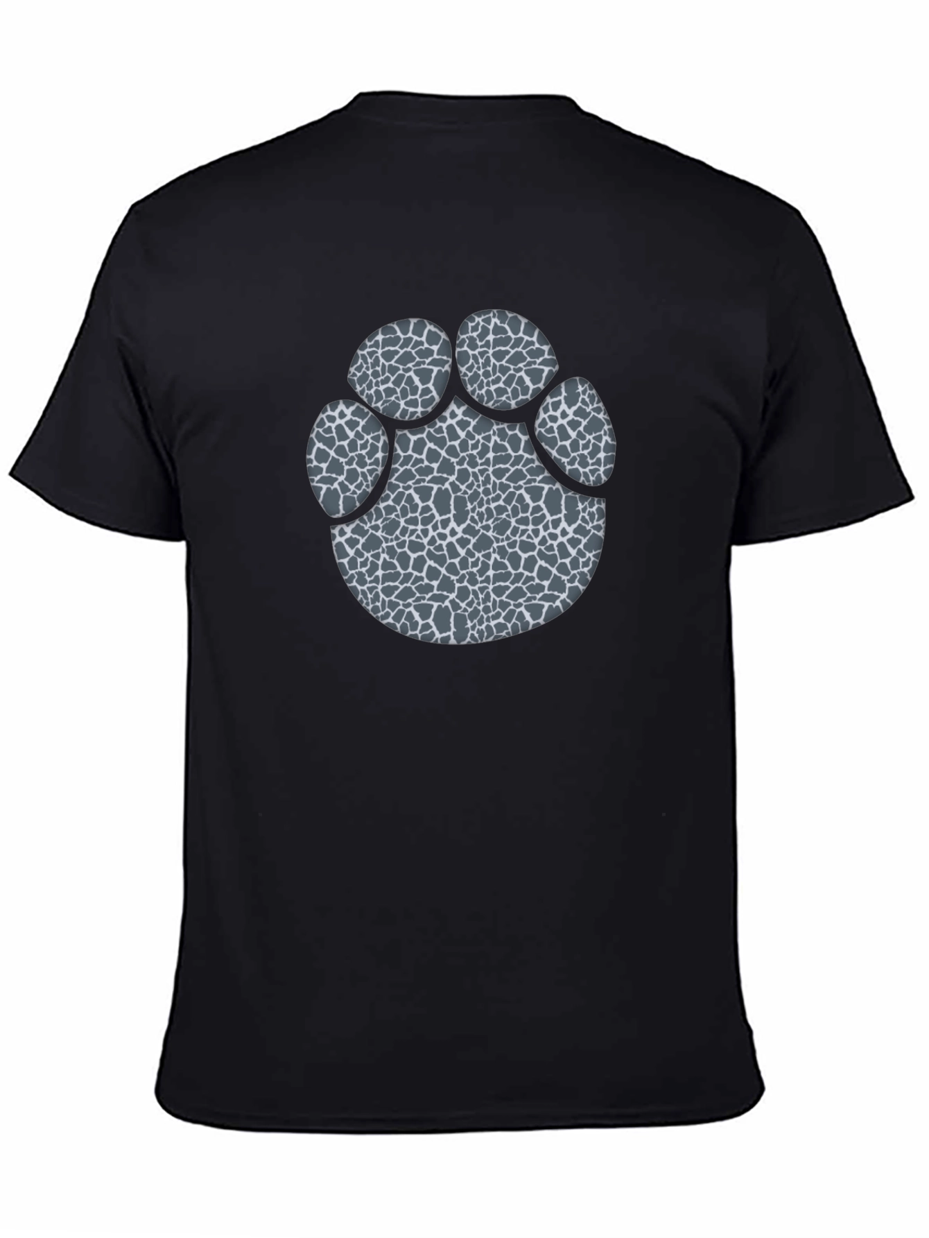 Cool Giraffe Print Paw T-Shirt
