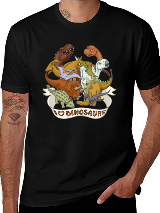 I Love Dinosaurs Graphic T-Shirt