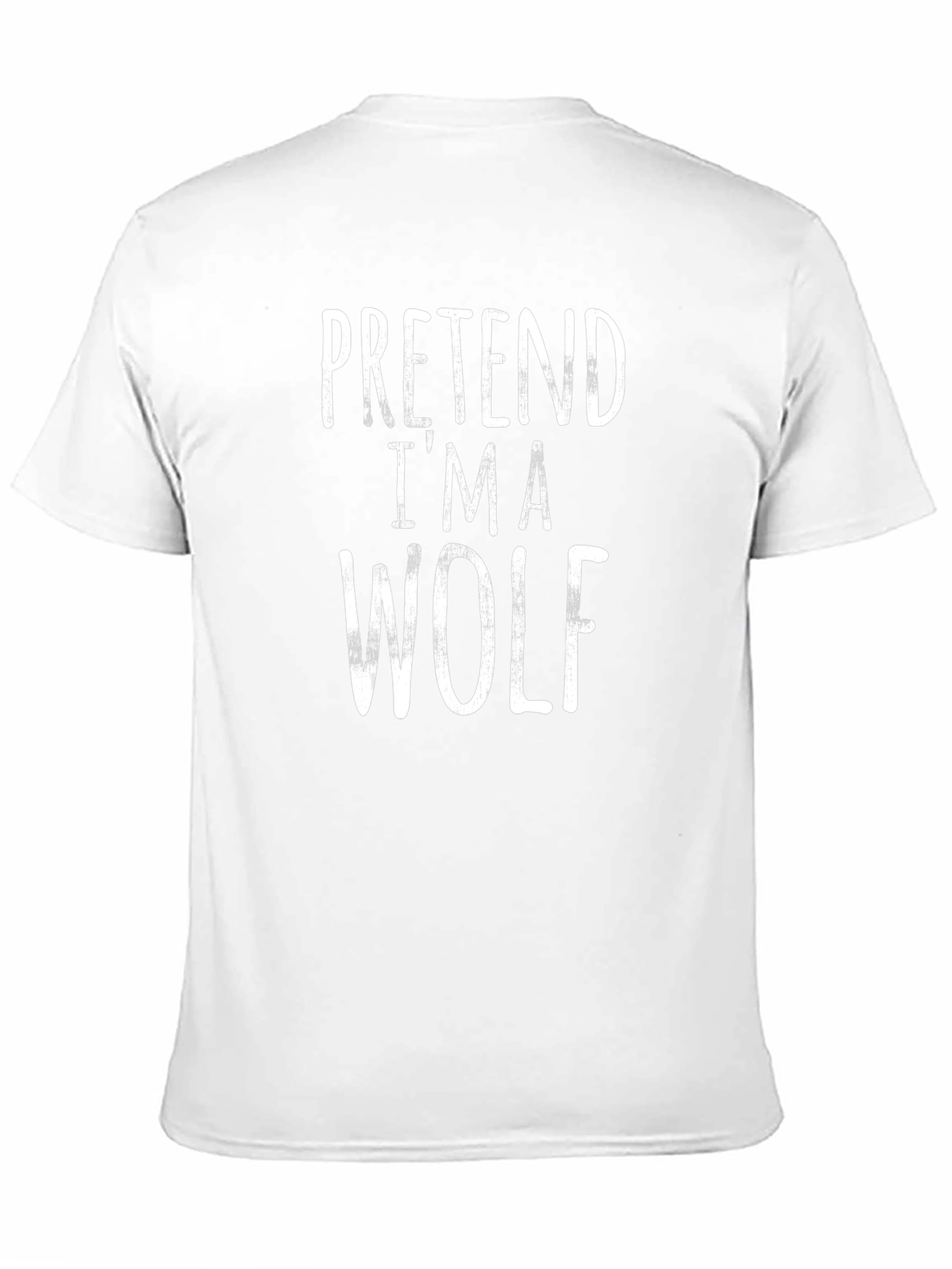 Pretend Im a Wolf Black T-Shirt