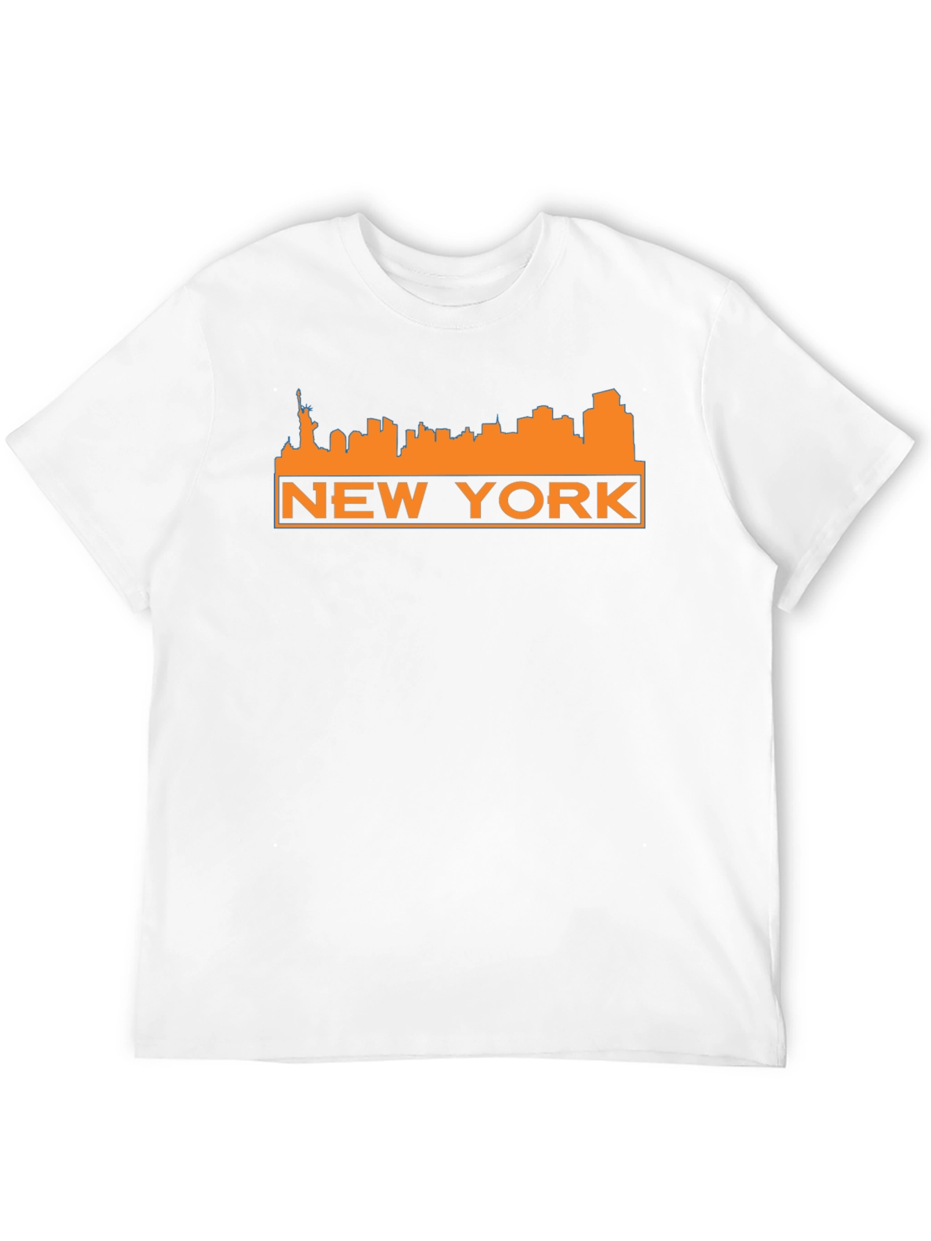 New York Skyline Graphic Tee - Black
