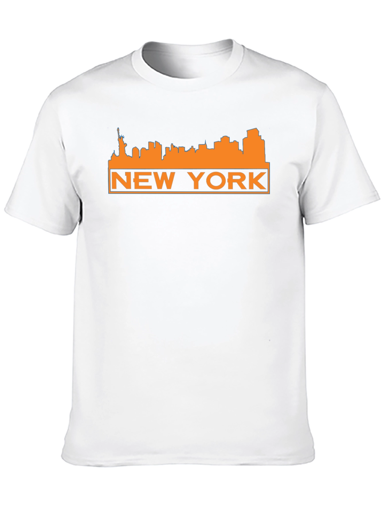 New York Skyline Graphic Tee - Black