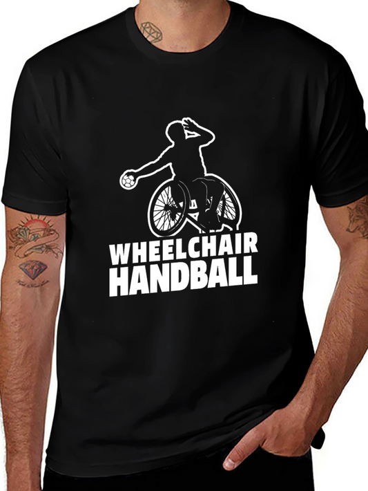 Wheelchair Handball T-Shirt - Adaptive Sports Graphic Tee
