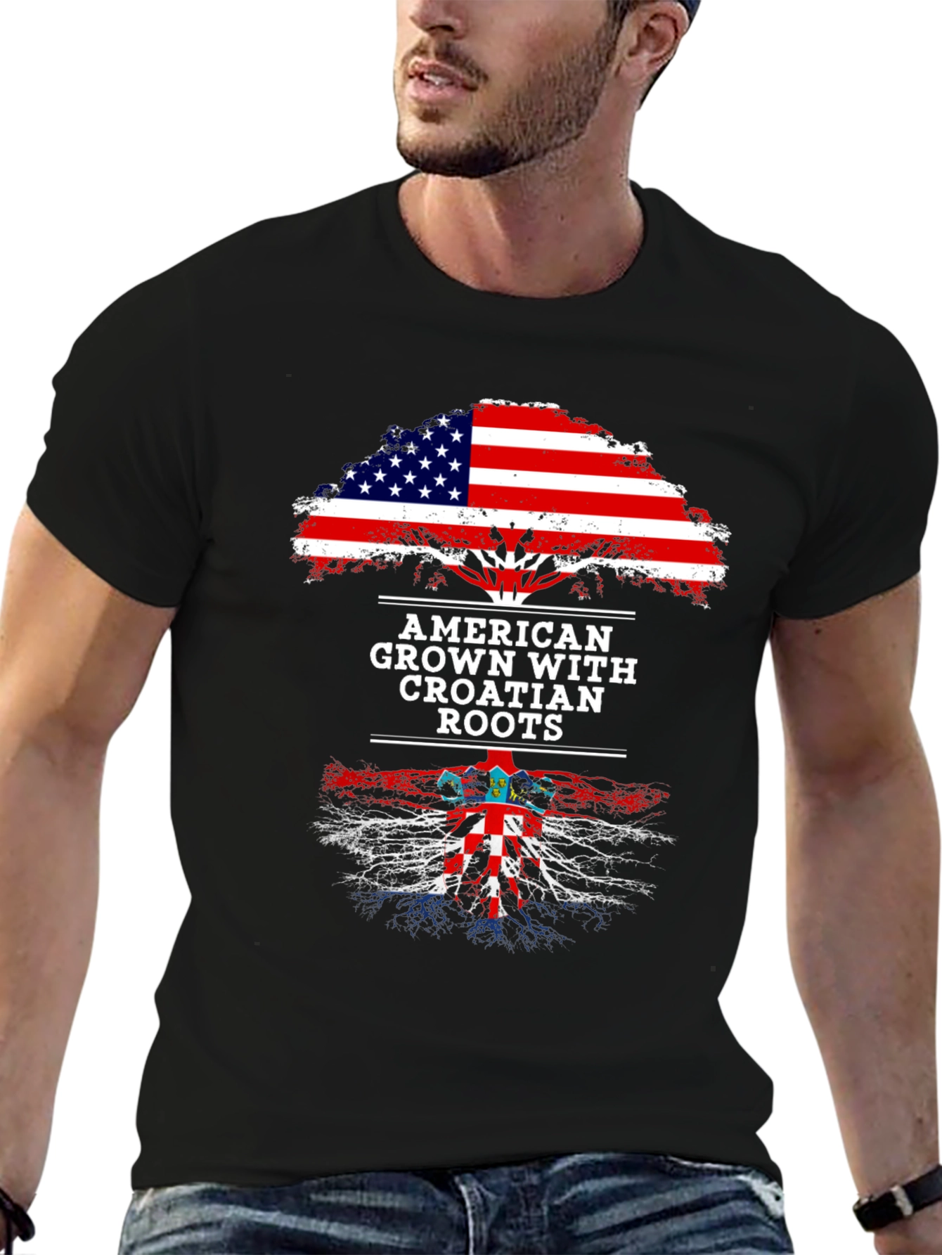American Grown with Croatian Roots T-Shirt