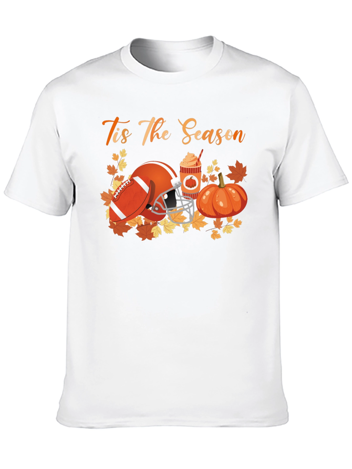 Tis The Season Football Pumpkin Spice T-Shirt
