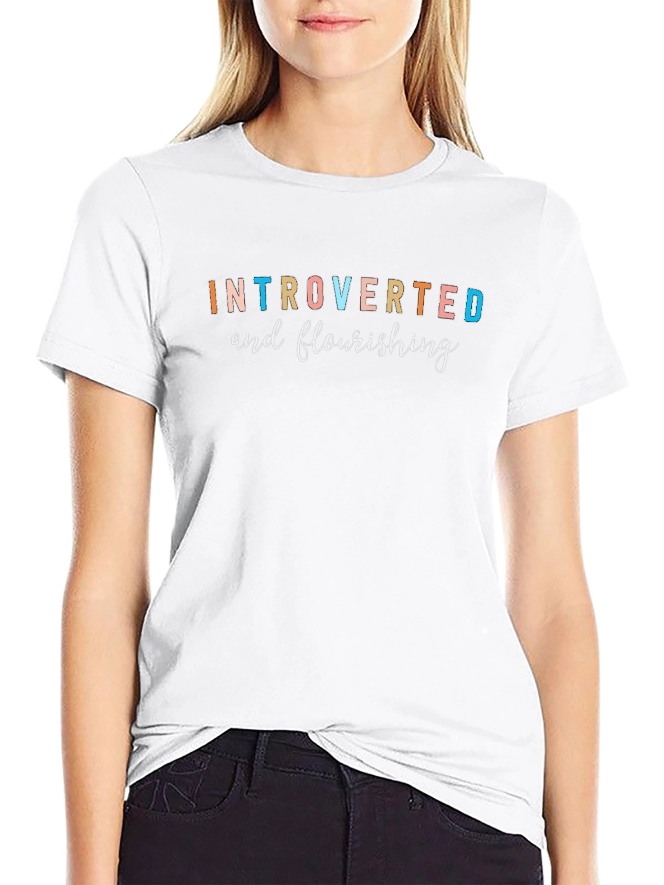 Introverted and Flourishing Graphic Tee