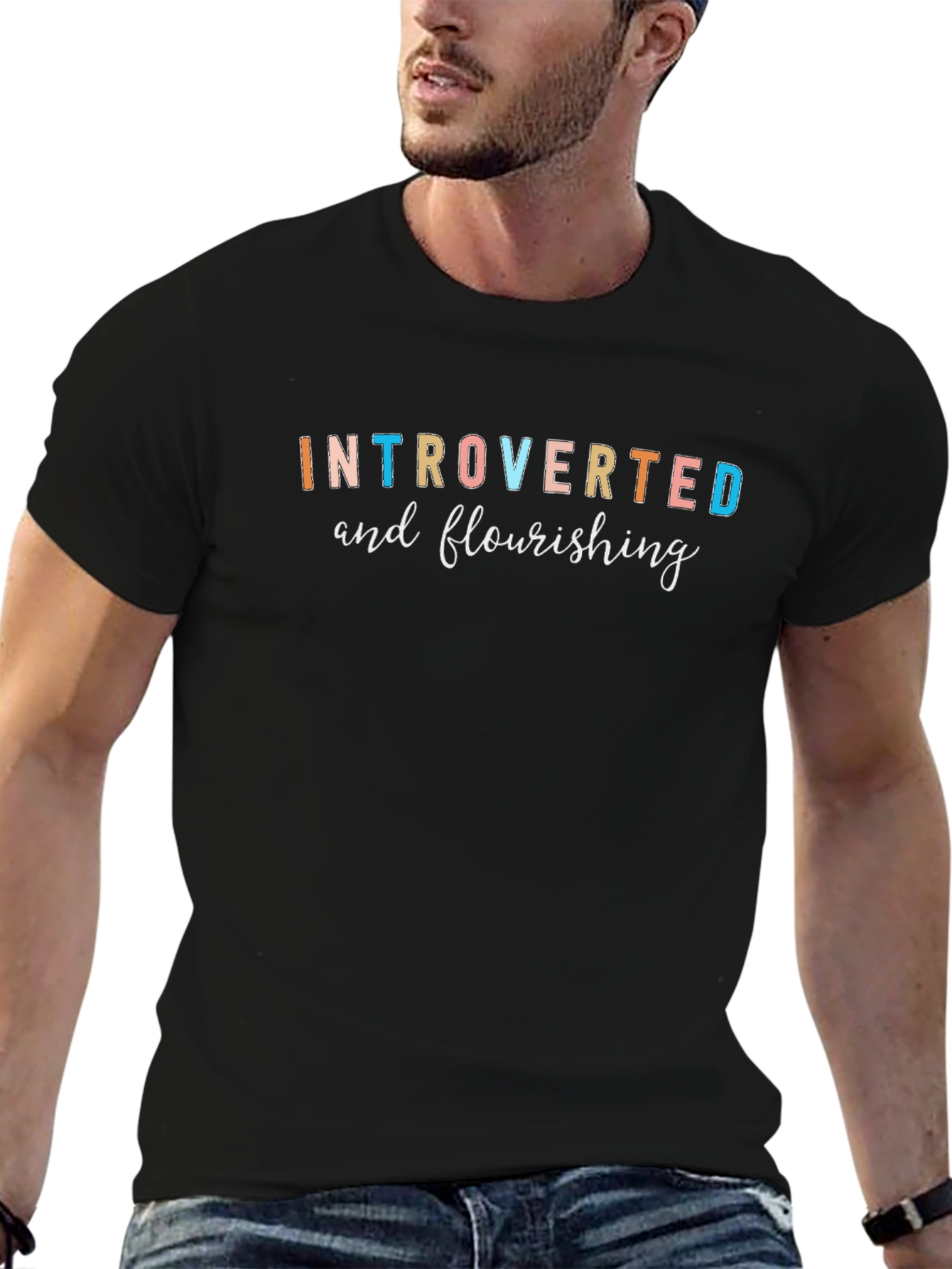 Introverted and Flourishing Graphic Tee