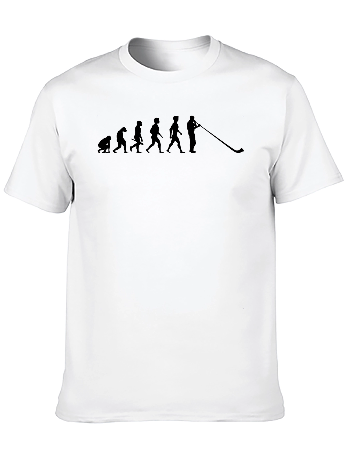 Evolution of Alphorn Player T-Shirt - Black
