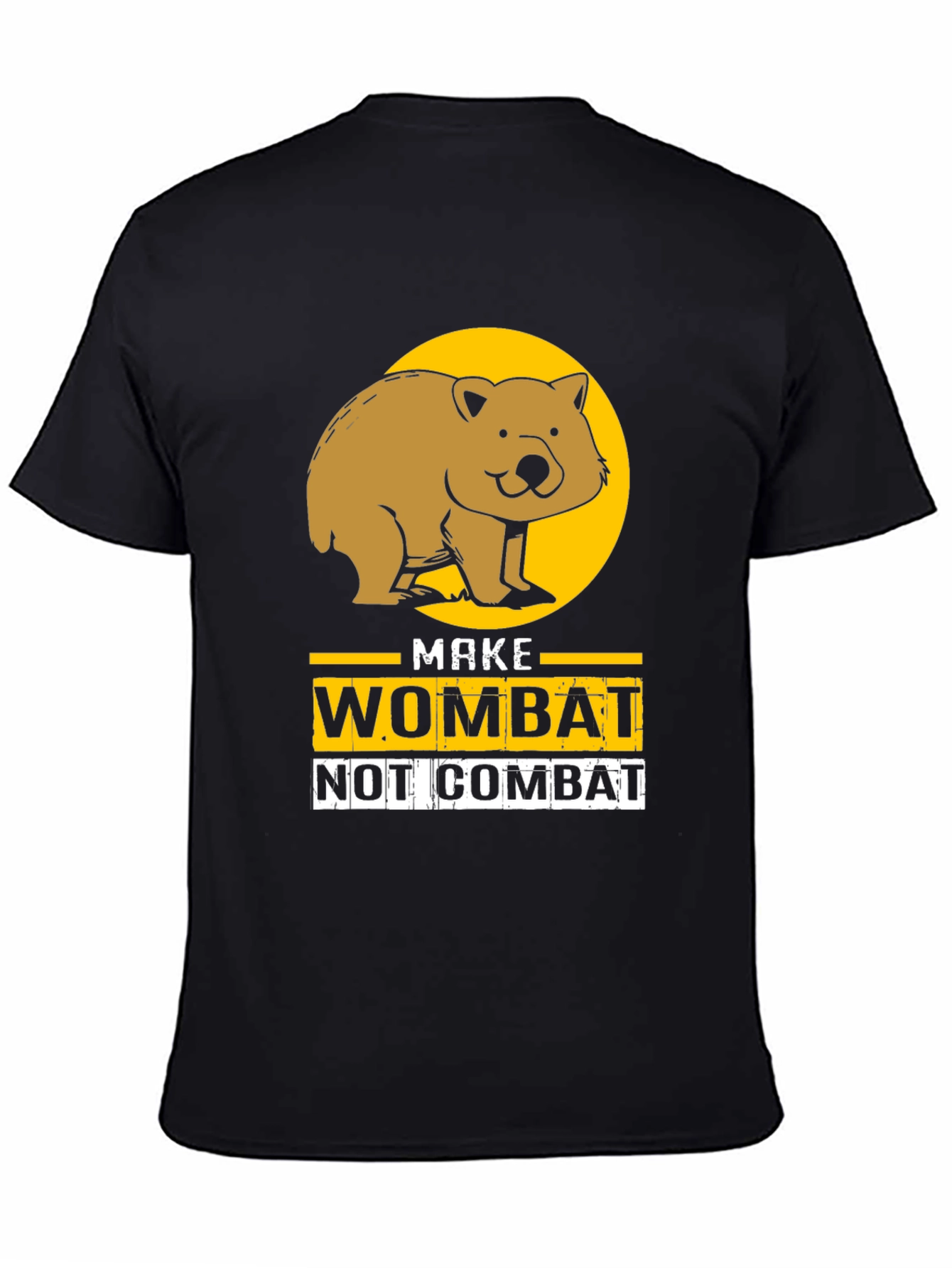 Make Wombat Not Combat Graphic T-Shirt