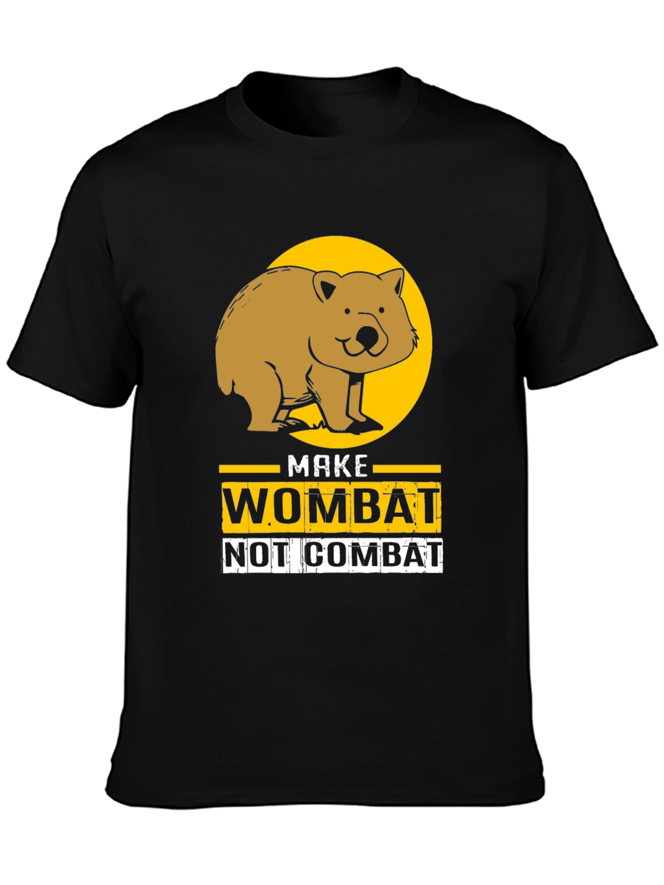 Make Wombat Not Combat Graphic T-Shirt