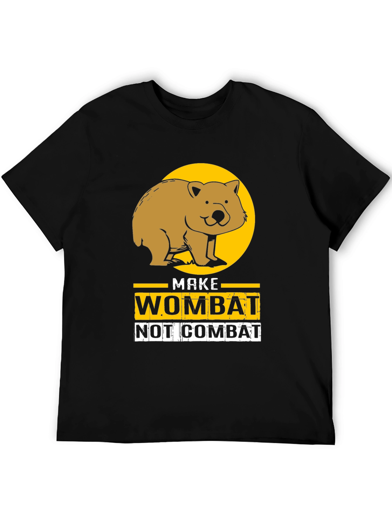 Make Wombat Not Combat Graphic T-Shirt