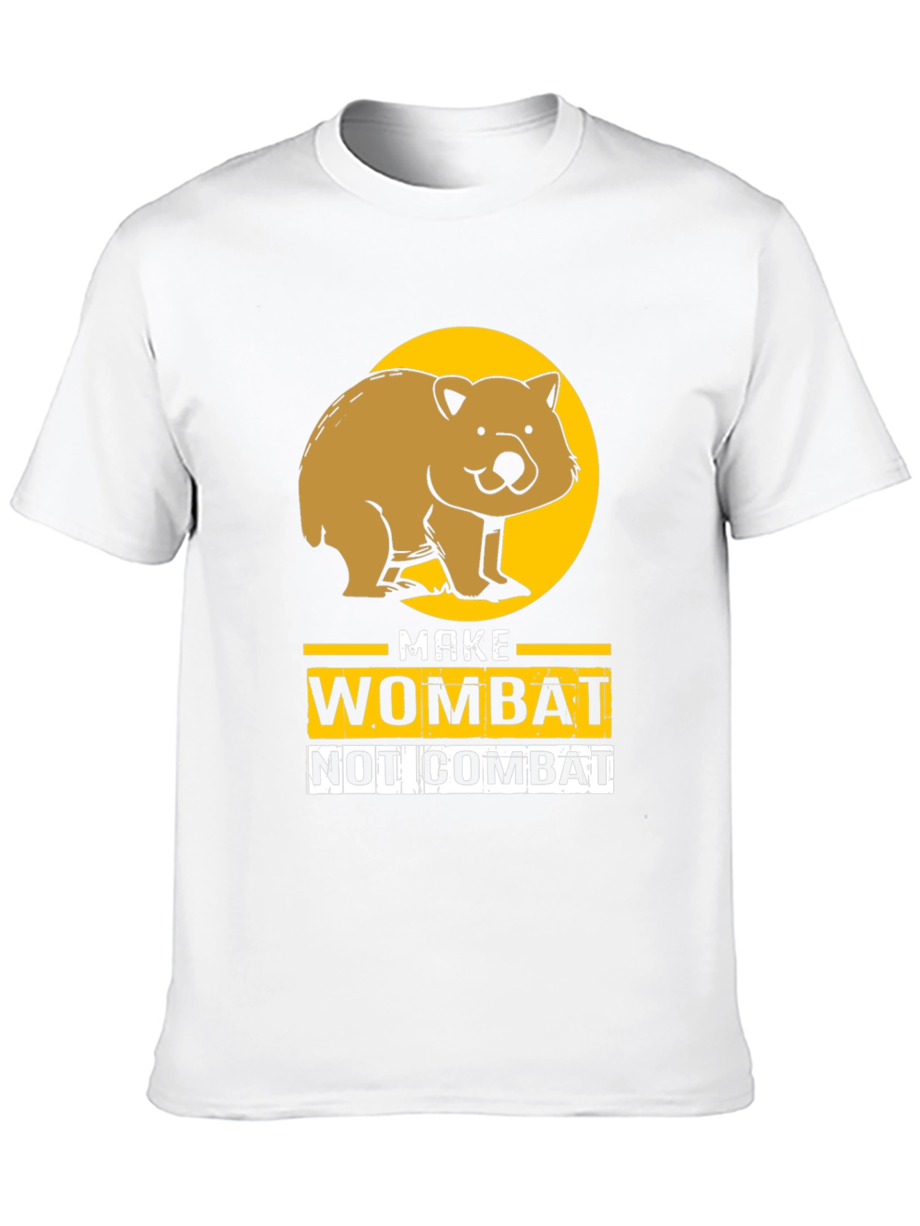Make Wombat Not Combat Graphic T-Shirt