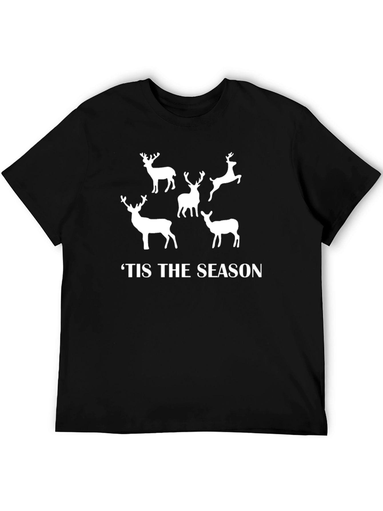 Tis the Season Reindeer Graphic Tee