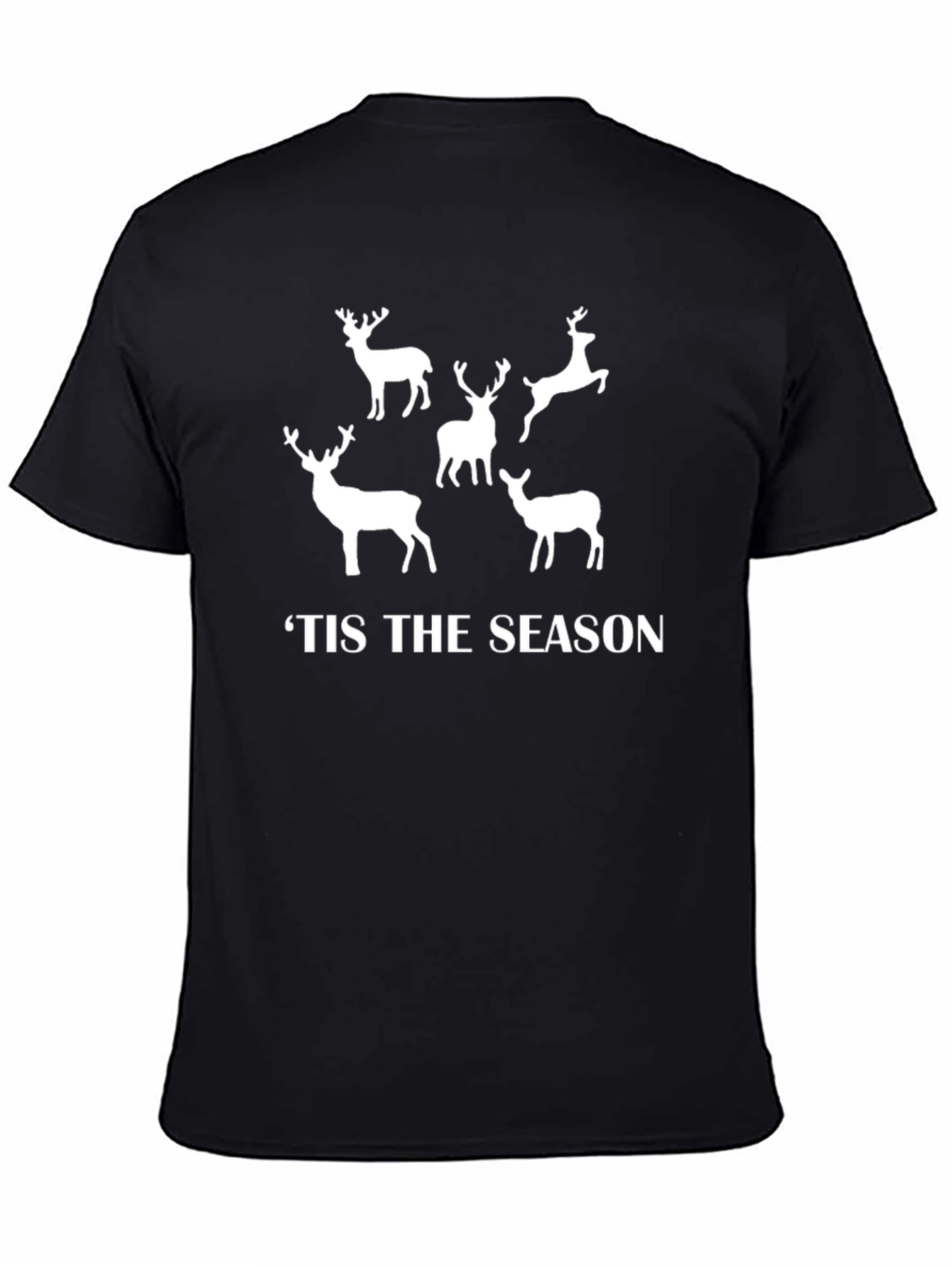 Tis the Season Reindeer Graphic Tee
