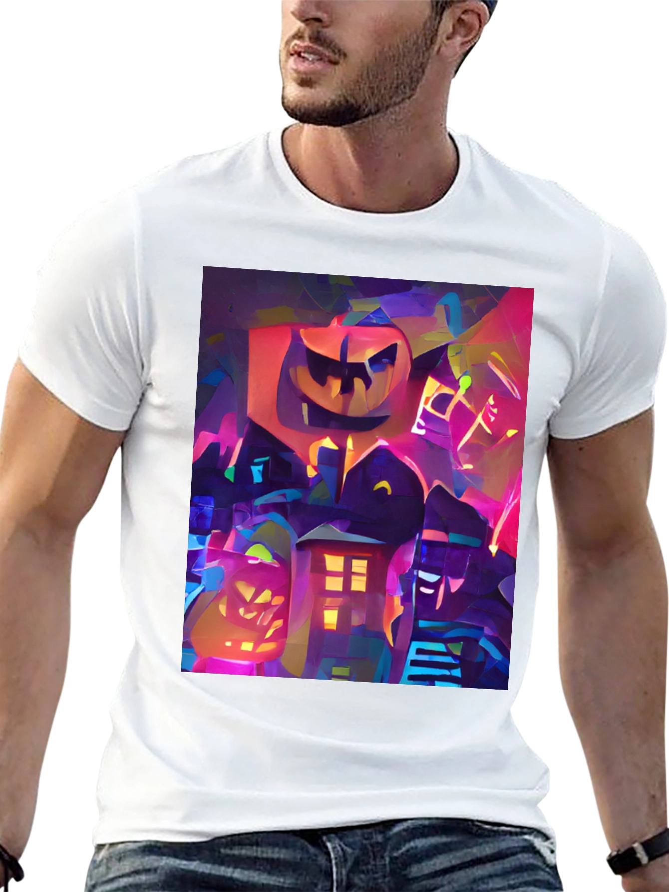Halloween Art Black T-Shirt