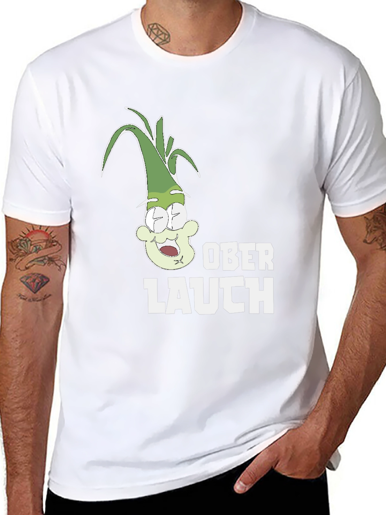 Ober Lauch Cartoon T-Shirt