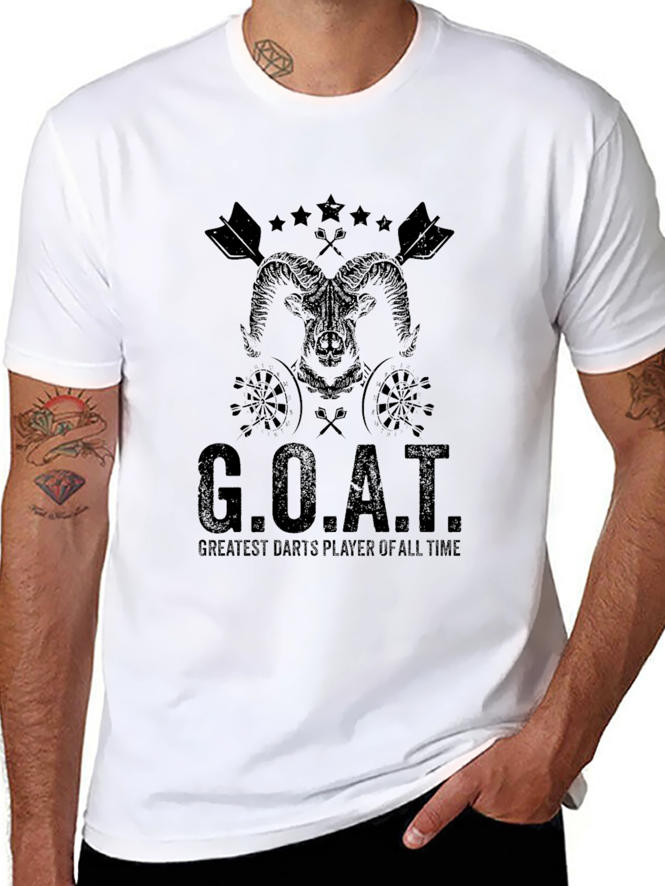 GOAT Darts Player T-Shirt - Greatest Of All Time