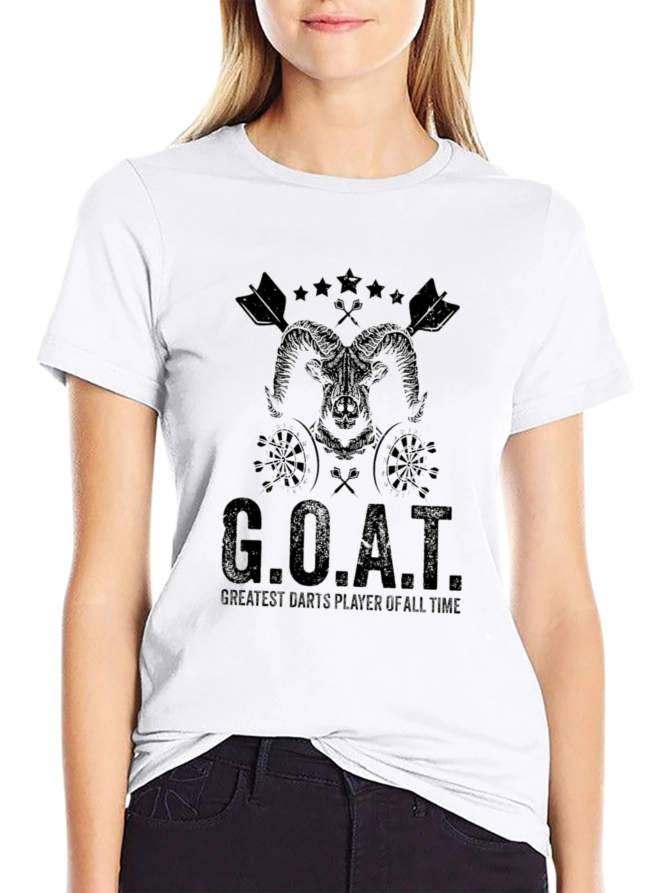 GOAT Darts Player T-Shirt - Greatest Of All Time