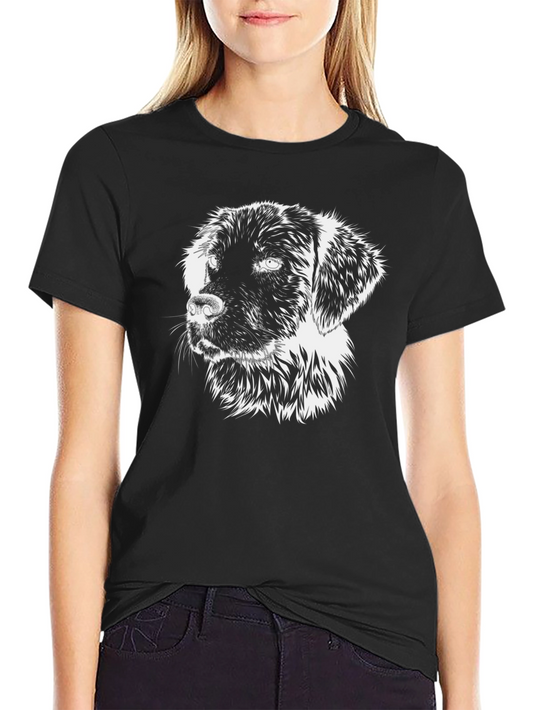 Dog Portrait T-Shirt - Stylish Pet Lover Tee