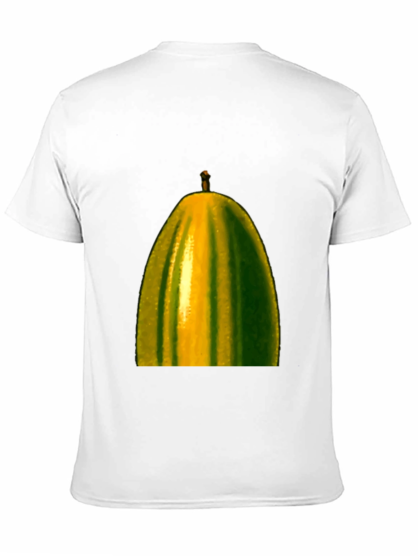 Unique Pear Graphic Tee - Black Cotton Blend Shirt