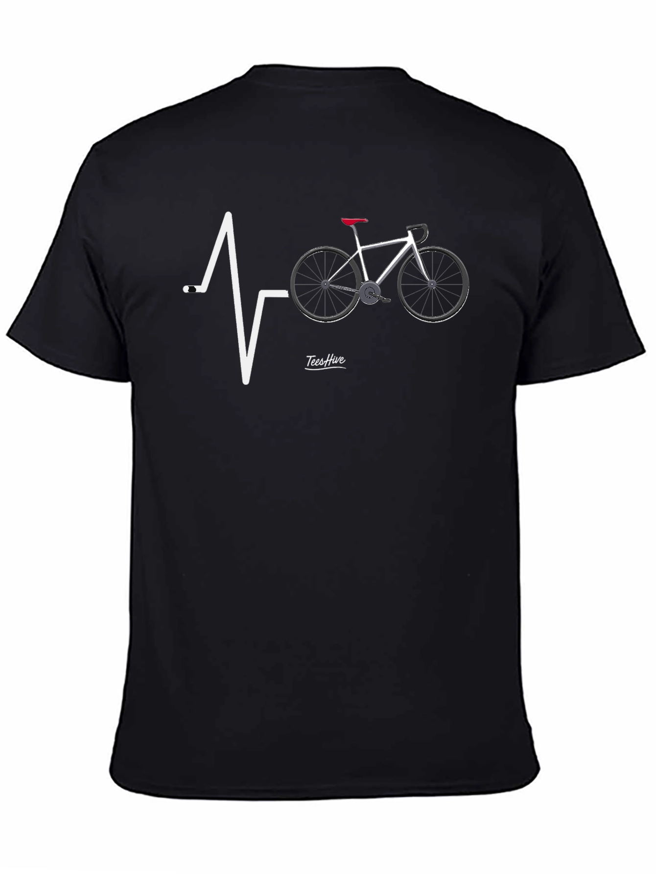 Cycling Heartbeat T-Shirt - Riders Passion