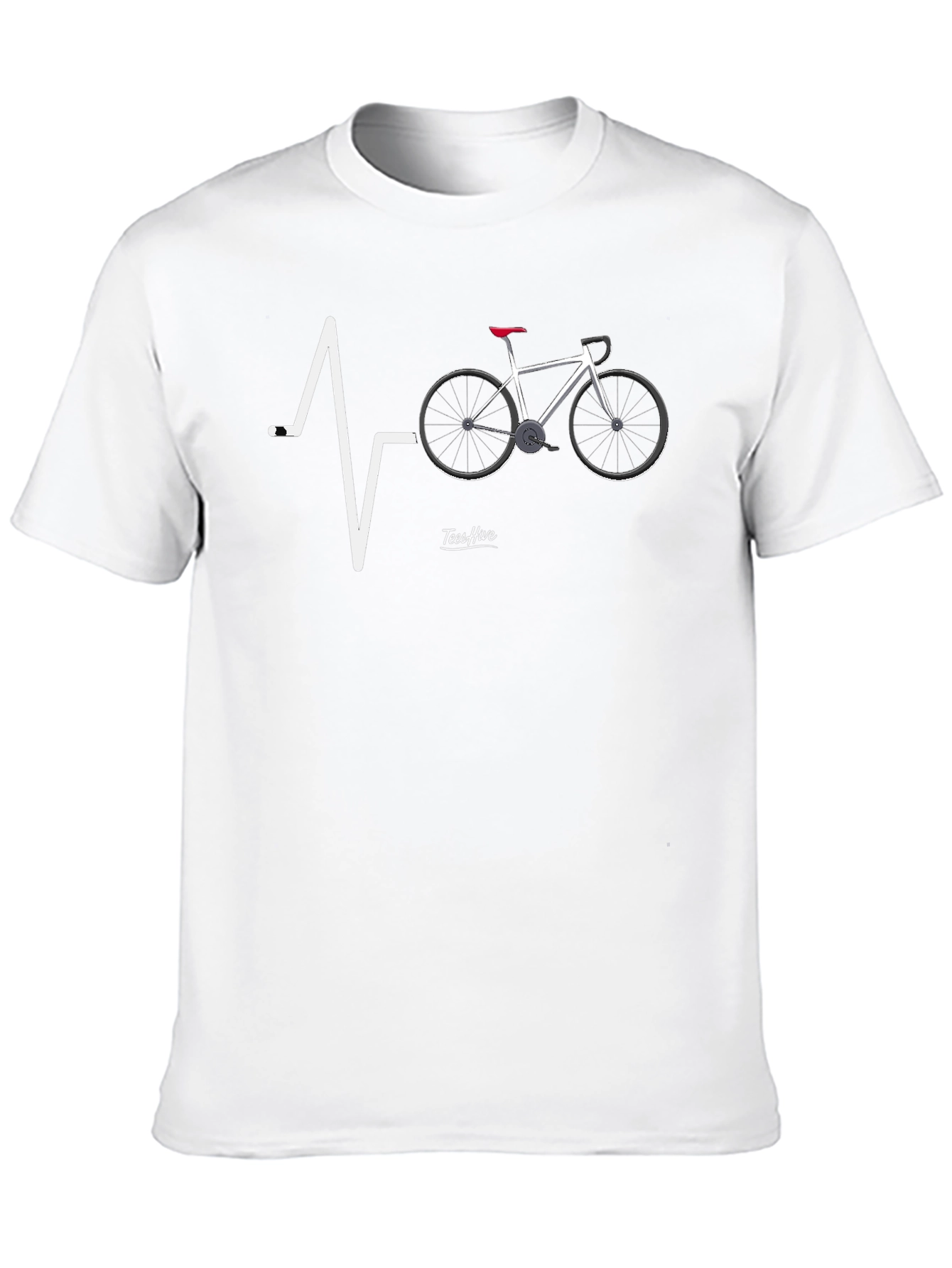 Cycling Heartbeat T-Shirt - Riders Passion