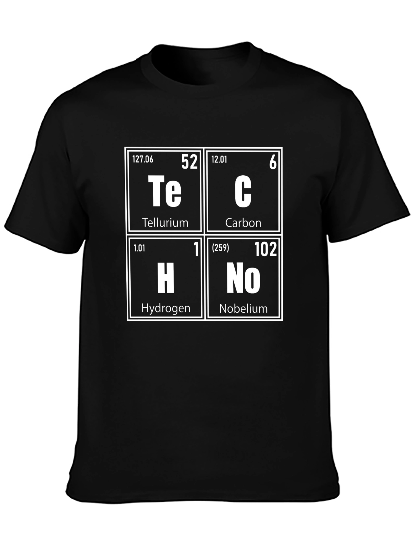 Tech Elements Periodic Table Funny T-Shirt