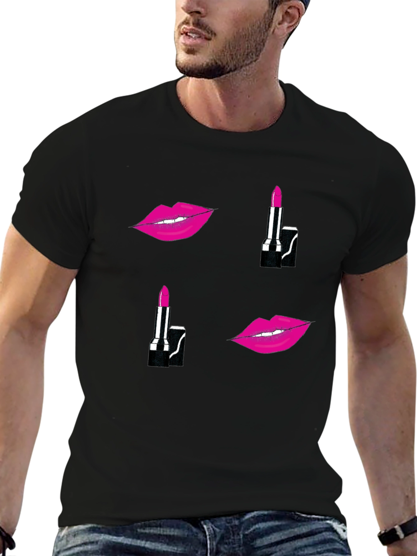 Kiss & Tell T-Shirt - Lipstick Graphic Tee