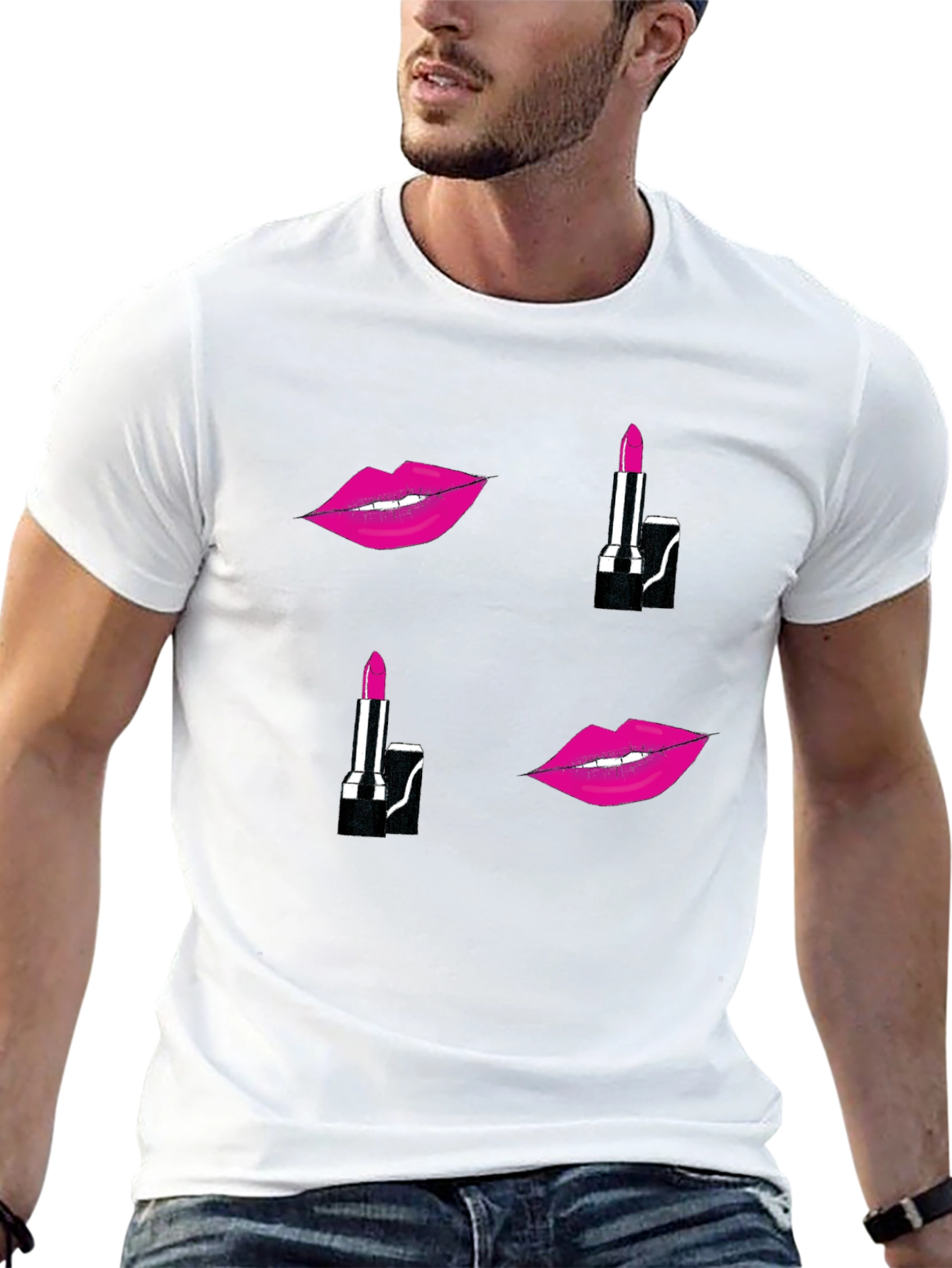 Kiss & Tell T-Shirt - Lipstick Graphic Tee