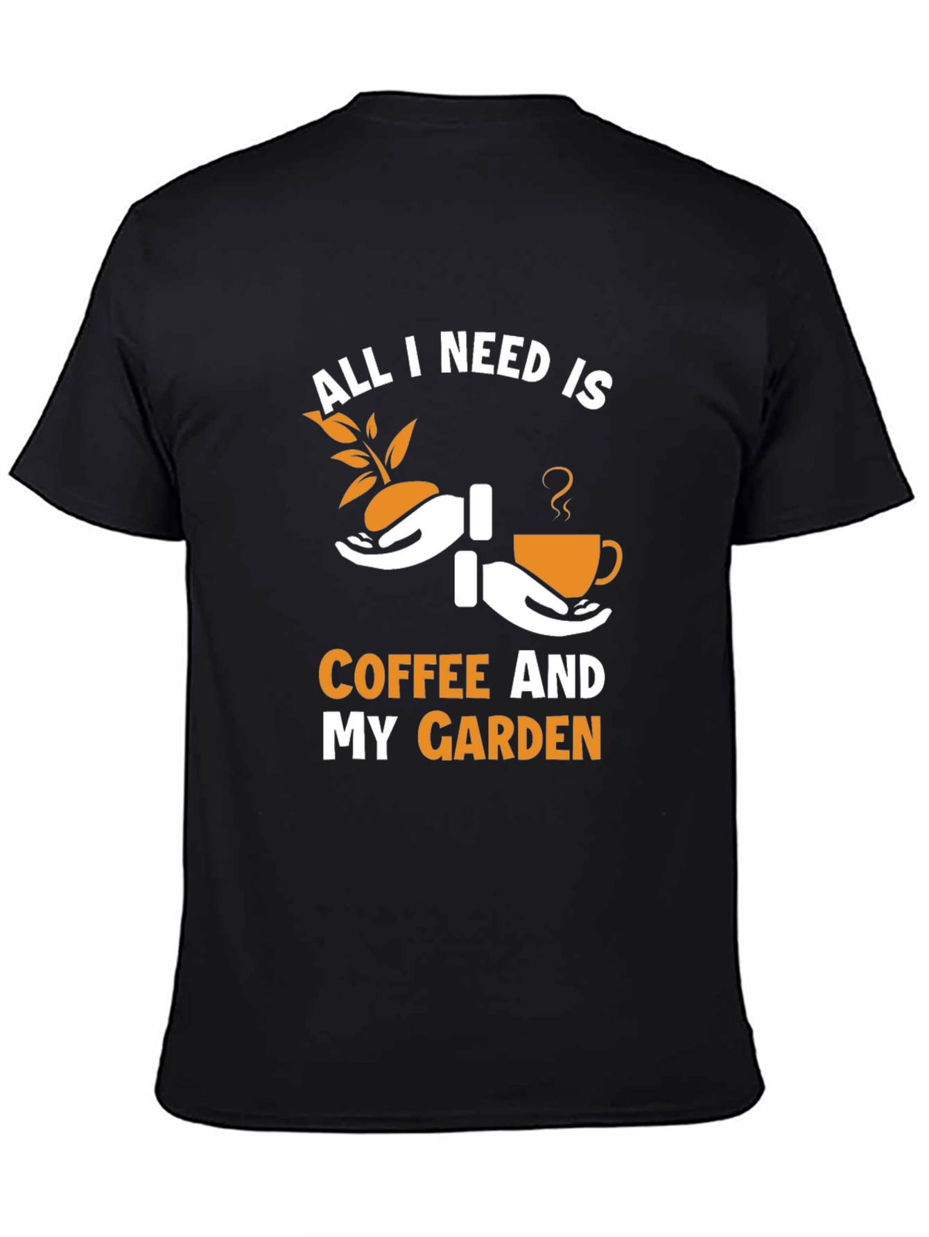 Gardeners Delight T-Shirt: Coffee & Garden