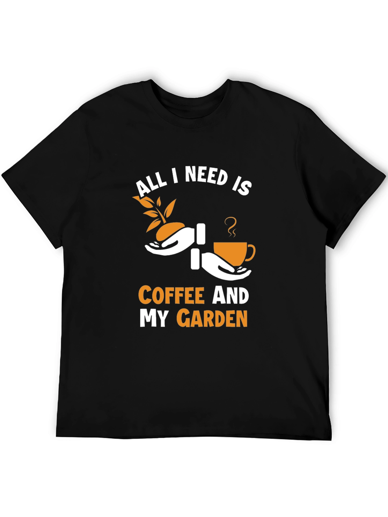 Gardeners Delight T-Shirt: Coffee & Garden