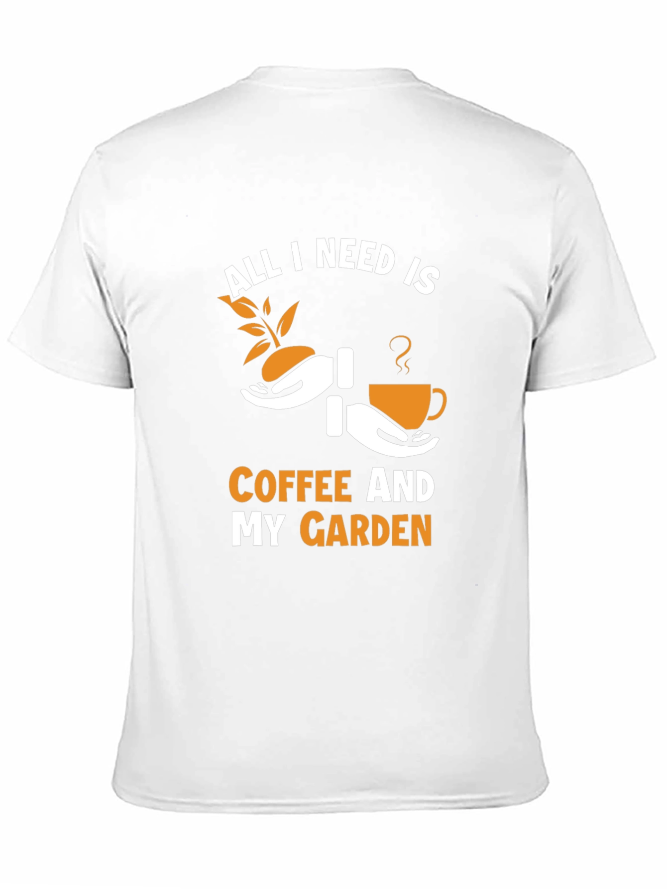 Gardeners Delight T-Shirt: Coffee & Garden