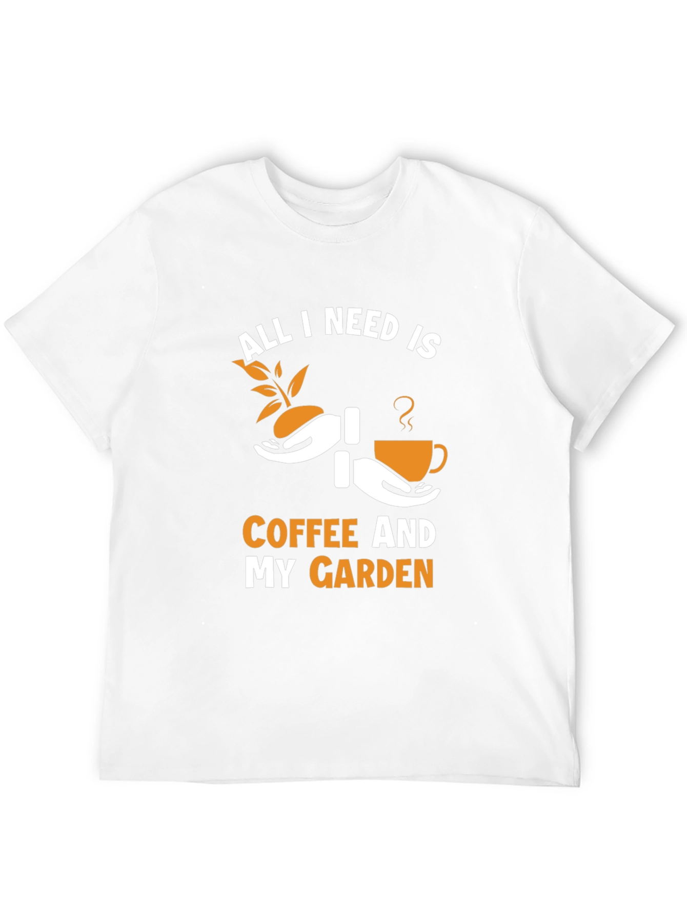Gardeners Delight T-Shirt: Coffee & Garden