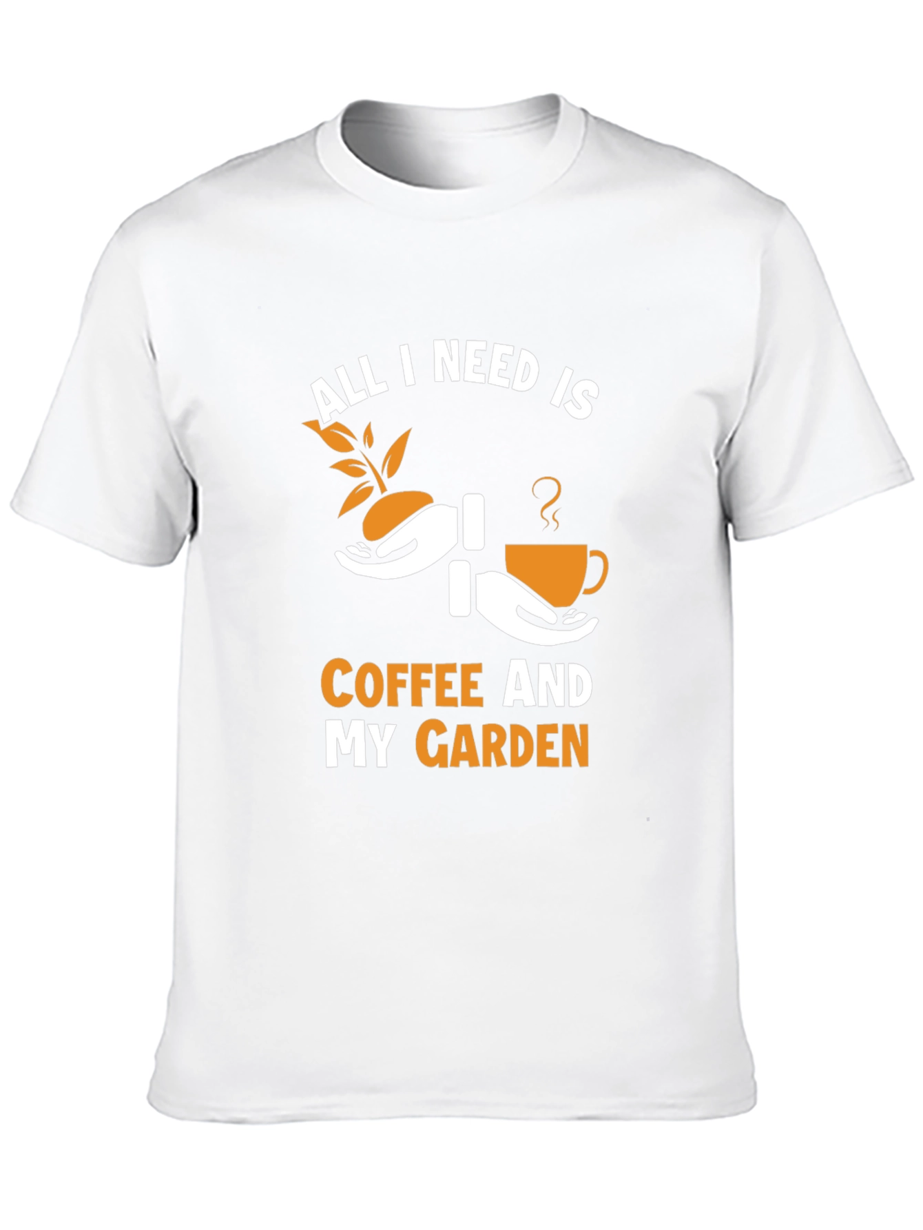 Gardeners Delight T-Shirt: Coffee & Garden