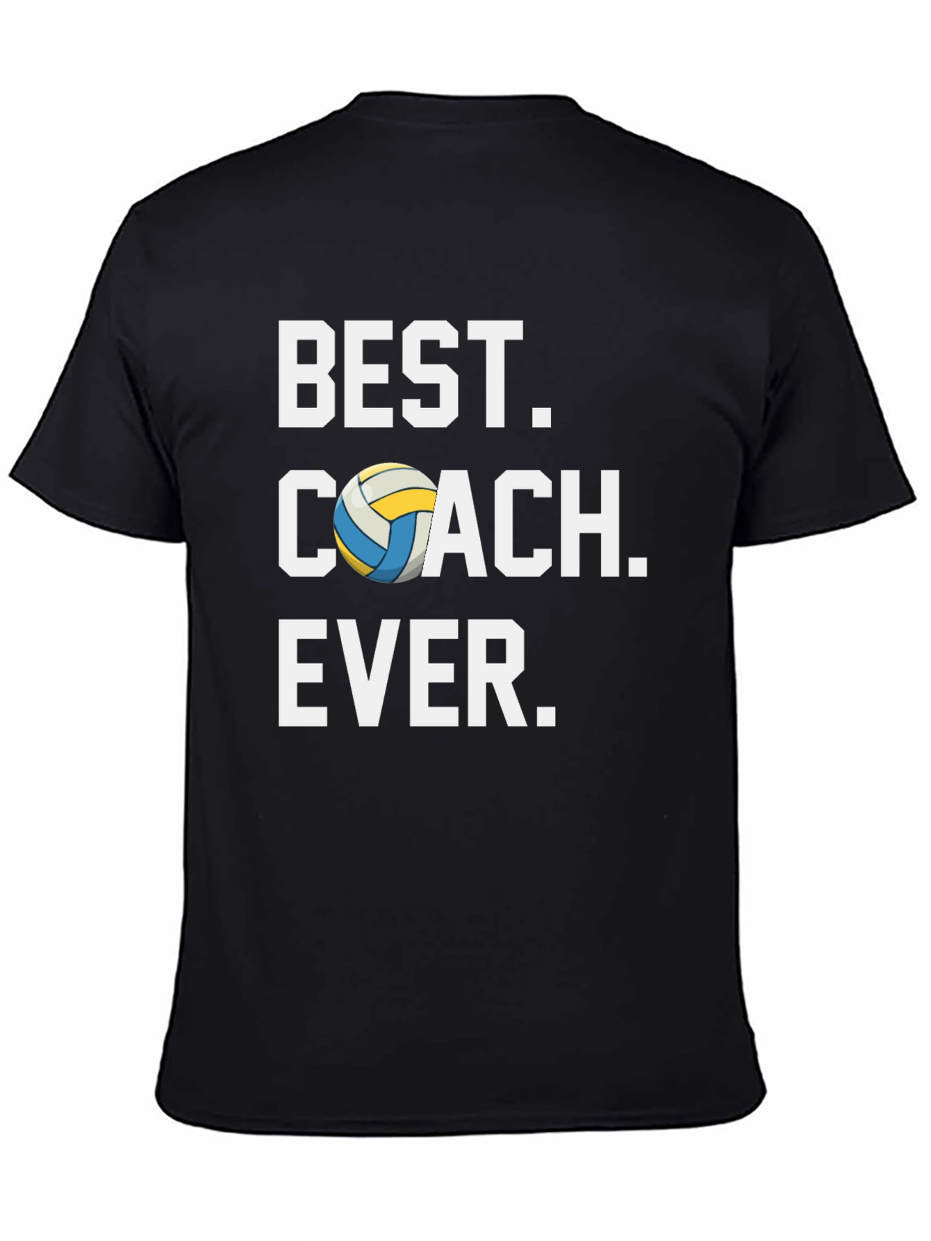 Best Coach Ever Volleyball Graphic T-Shirt