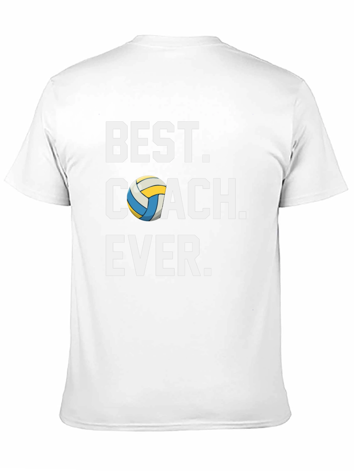 Best Coach Ever Volleyball Graphic T-Shirt