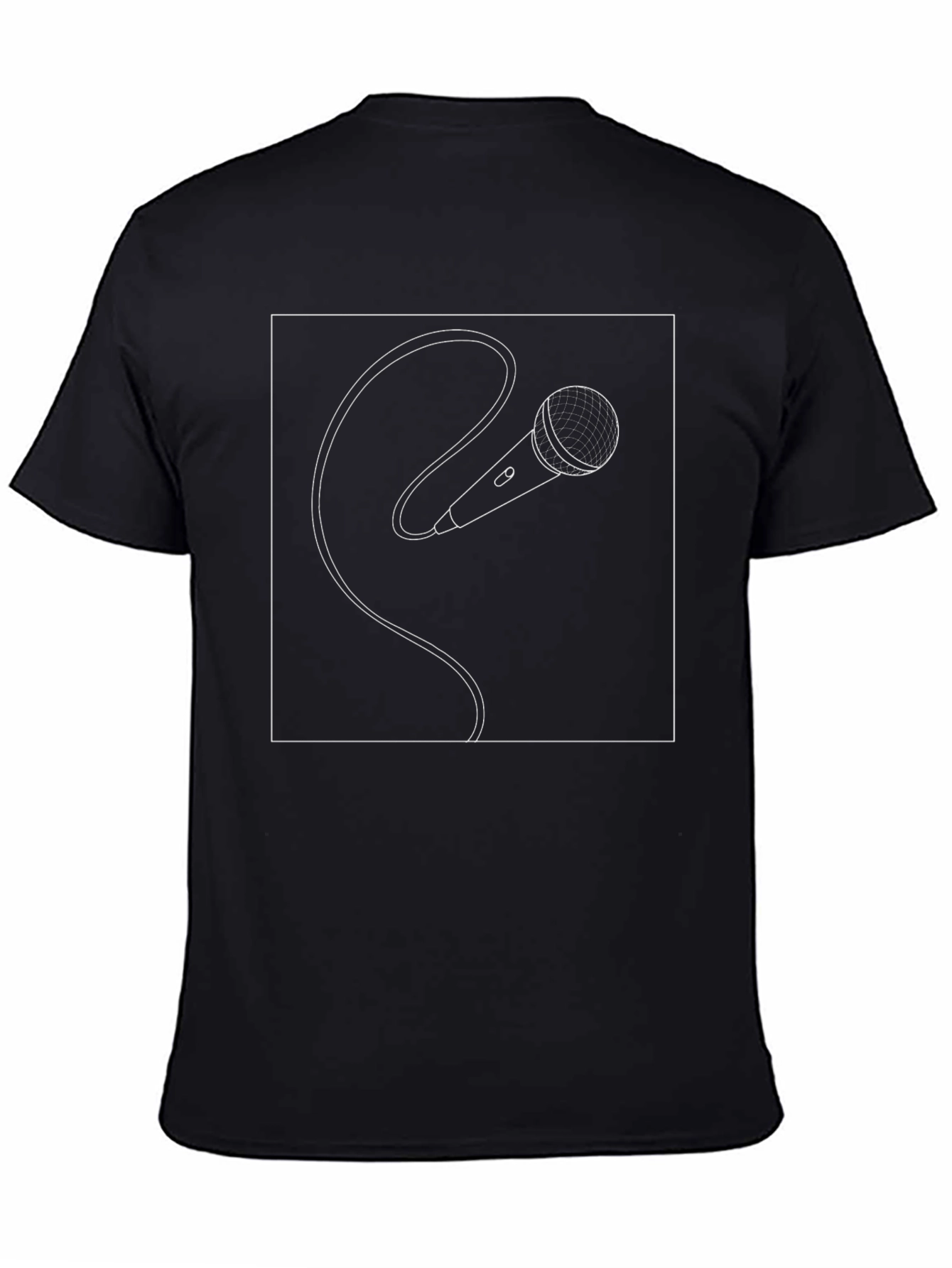 Microphone Graphic Tee - Musician Style